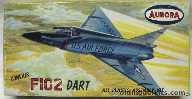 Aurora 1/121 Convair F-102 Dart - (YF-102 Delta Dagger), 290-29 plastic model kit